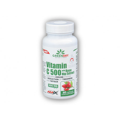 Vitamin C 500mg with RoseHip 60cps