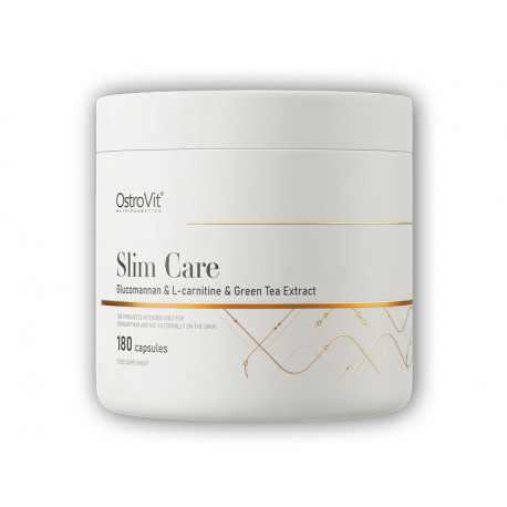 Slim Care Glucomannan + L-Carnitine + Green Tea Extract 180 kapslí