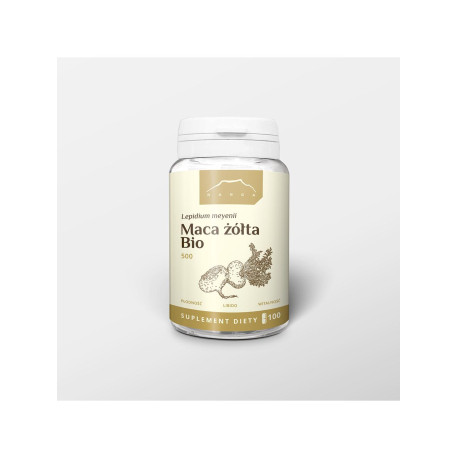 Žltá maca v BIO kapsulách x500mg - 100