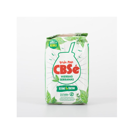 Yerba Mate CBSe hierbas serranas mäta 500g