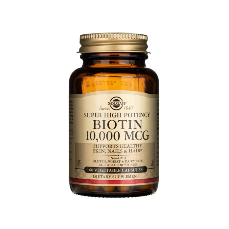 Solgar Biotin 10000 mcg - 60 kapsúl