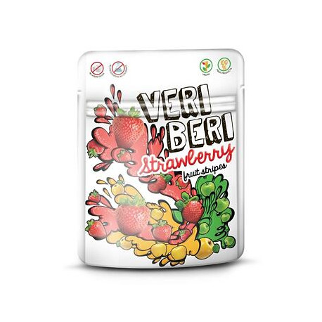 Veri Beri 100% ovocné plátky jahoda