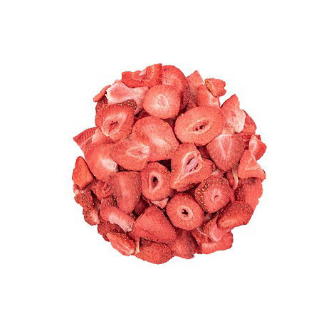 Jahody lyofilizované plátky - 100g