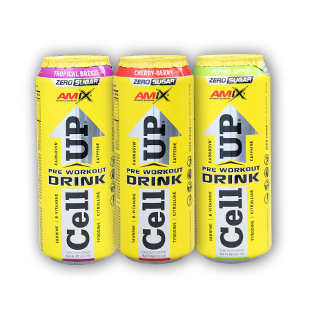 CellUP PreWorkout Drink 500ml - dračí plameň