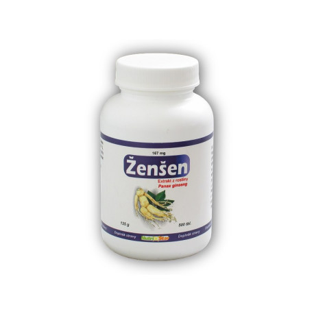 Ženšen 500 tabliet