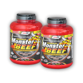 2x Anabolic Monster BEEF 90% Protein 2200g - vanilko-limetková