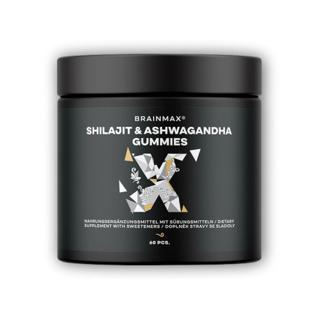 Shilajit &amp; Ashwagandha Gummies 60 cukríkov