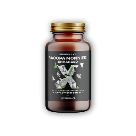 Vylepšená Bacopa Monnieri 60 rastlinných kapsúl