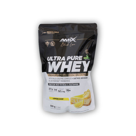 Black Line Ultra Pure Whey 500g - mliečna biela čokoláda