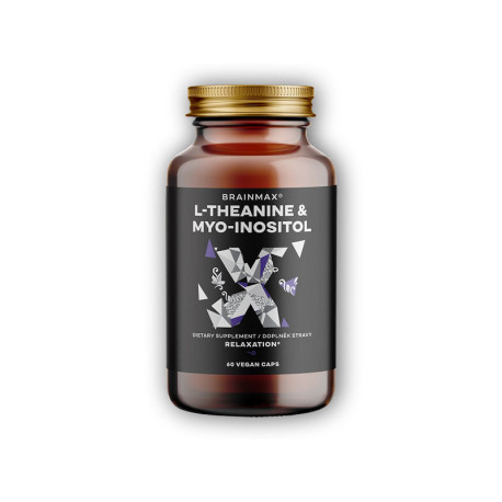 L-theanín &amp; Myo-inozitol 60 rastlinných kapsúl