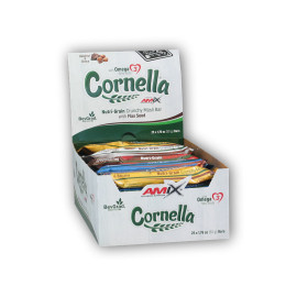 25x Cornella Crunchy Müsli tyčinka 50g MIX - čokoládový banán