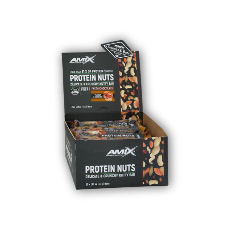 25x Proteínové orechy chrumkavé 40g - kešu kokos