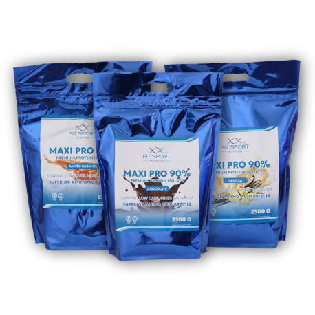 3x Maxi Pro 90% 2500g - čokoláda