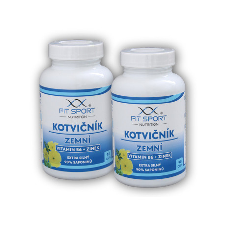 2x Tribulus terrestris 90% + Vitamín B6 + Zinok 90 kapsúl