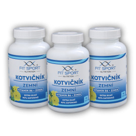 3x Tribulus terrestris 90% + Vitamín B6 + Zinok 90 kapsúl