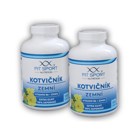 2x Tribulus terrestris 90% + Vitamín B6 + Zinok 150 kapsúl