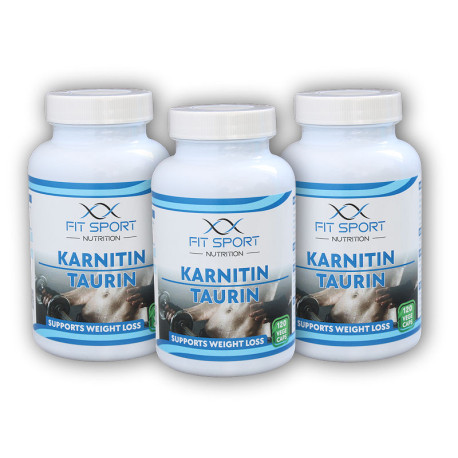 3x Carnitine Taurine 120 vegetariánske kapsuly