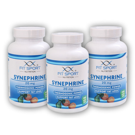 3x Synefrín 20mg 100 vegetariánskych tabliet