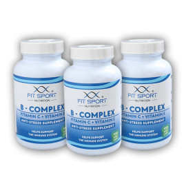 3x B-komplex + vitamín C + vitamín E 100 vegetariánskych kapsúl