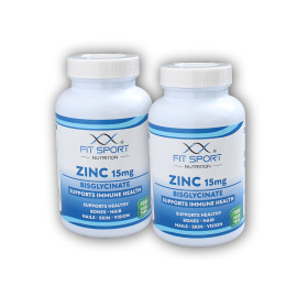 2x Zinok 15mg Bisglycinate 100 vegetariánskych tabliet - Zinok
