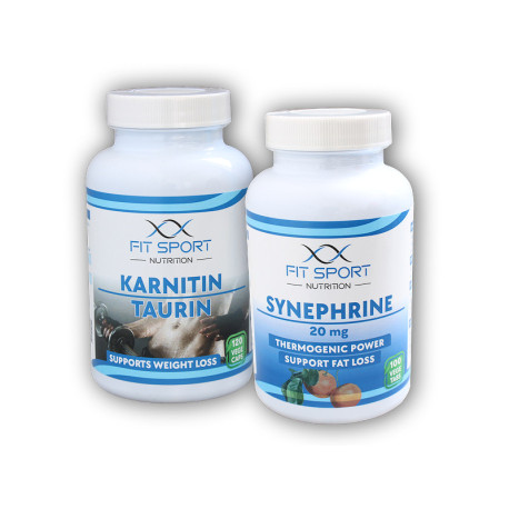 Karnitín Taurín 120 vegetariánskych kapslí + Synefrín 20 mg 100 vegetariánskych tabliet