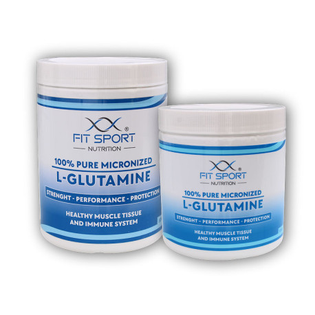 100% čistý mikronizovaný L-glutamín 550g + 330g