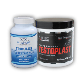 Tribulus 90% + B6 + Zinok 100 kapsúl + Testoplast 800mg 100 kapsúl