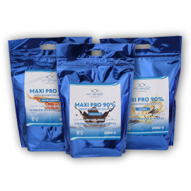 3x Maxi Pro 90% 2500g - čokoláda