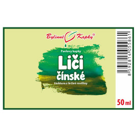 Liči čínské (TCM) - Pavlovy bylinné kvapky (tinktúra) 50 ml