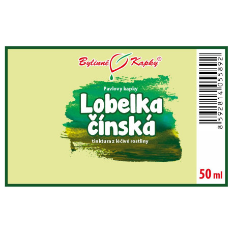Lobelka čínská (TCM) - Pavlovy bylinné kvapky (tinktúra) 50 ml