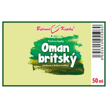 Oman britský (TCM) - Pavlovy bylinné kvapky (tinktúra) 50 ml