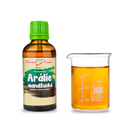 Arália mandžuská kvapky (tinktúra) 50 ml