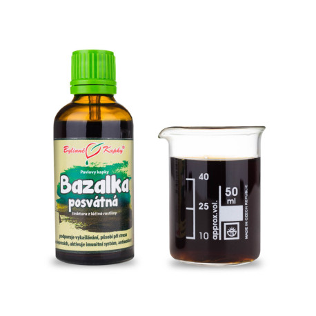 Bazalka posvätná kvapky (tinktúra) 50 ml
