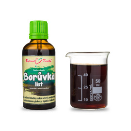 Čučoriedka obyčajná list kvapky (tinktúra) 50 ml