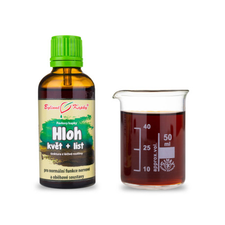 Hloh list + kvet kvapky (tinktúra) 50 ml