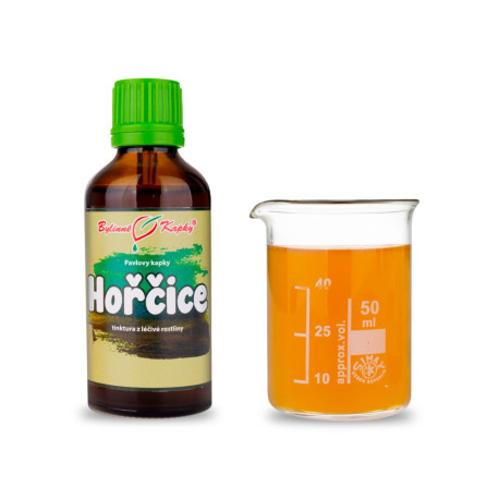 Horčica biela kvapky (tinktúra) 50 ml