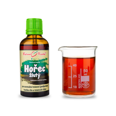 Horec žltý kvapky (tinktúra) 50 ml