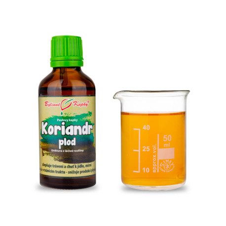 Koriander siaty plod kvapky (tinktúra) 50 ml