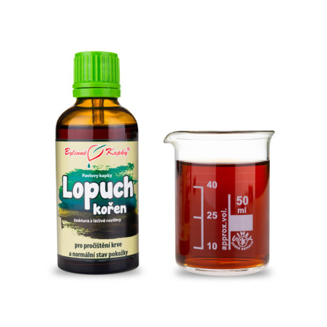 Lopúch väčší koreň kvapky (tinktúra) 50 ml