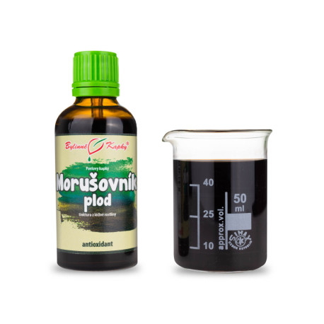 Moruša čierna plod - kvapky (tinktúra) 50 ml
