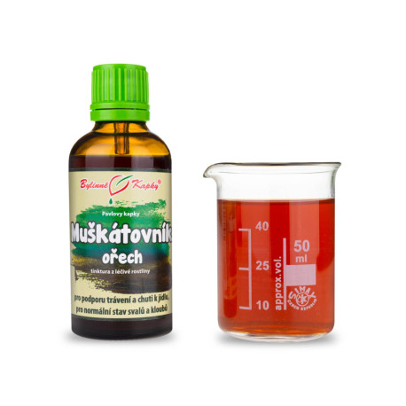 Muškátový orech kvapky (tinktúra) 50 ml