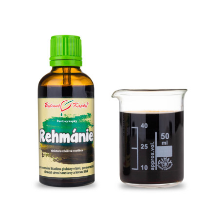 Rehmánia lepkavá kvapky (tinktúra) 50 ml