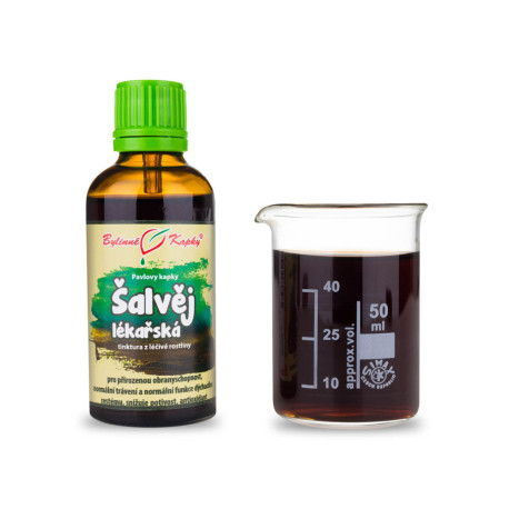 Šalvia lekárska kvapky (tinktúra) 50 ml