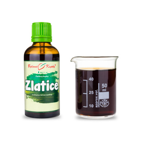 Zlatovka previsnutá kvapky (tinktúra) 50 ml