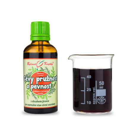 Cievy pružnosť a pevnosť kvapky (tinktúra) 50 ml