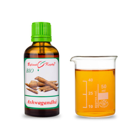 Ašvaganda koreň BIO kvapky (tinktúra) 50 ml