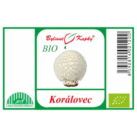 Koralovec (Hericium) BIO - bylinné kvapky (tinktúra) 50 ml