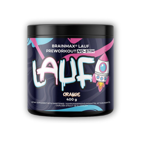 Lauf Preworkout bez kofeínu 400g - Malina