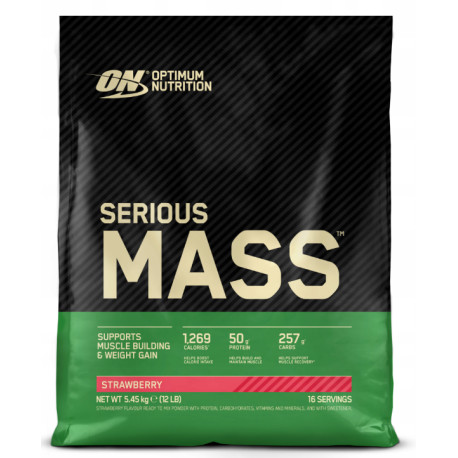 Optimum Nutrition Serious Mass 5450g Strawberry