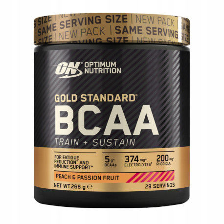 Optimum Nutrition BCAA Train + Sustain 266g Peach &amp; Passionfruit